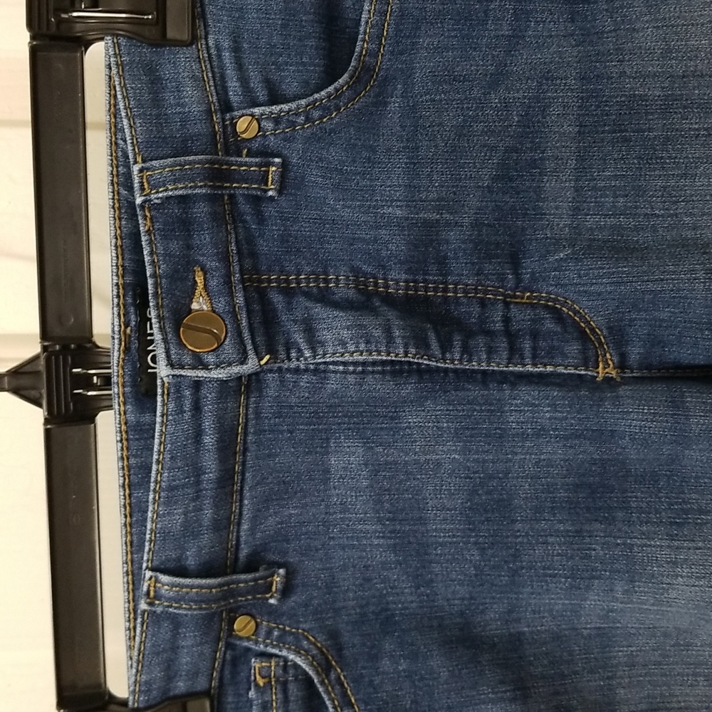 3/$12 Jones New York blue jean shorts sz 10 - Picture 2 of 8